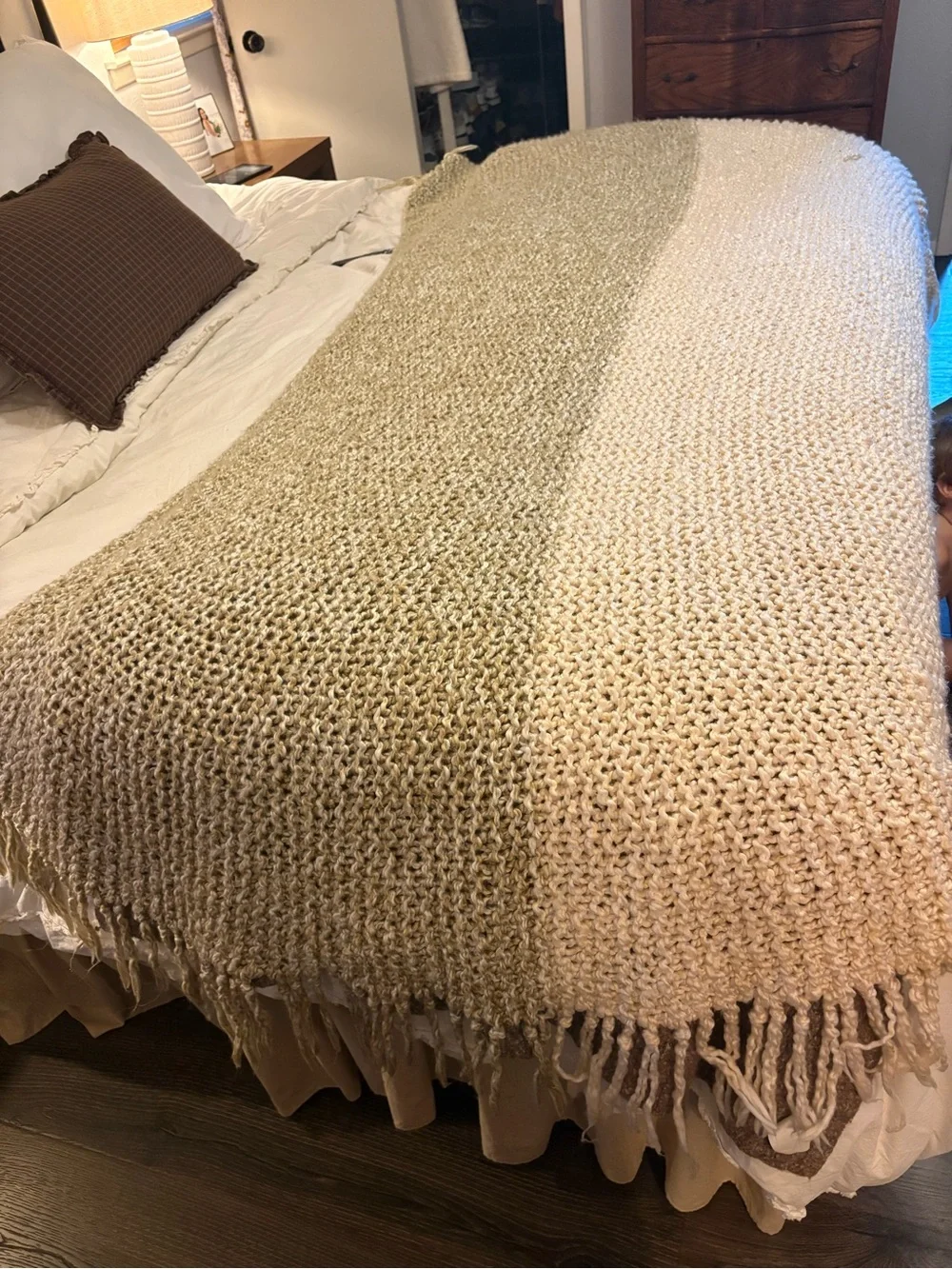 Amber Lewis for Anthropologie Amboy Knit Throw Blanket